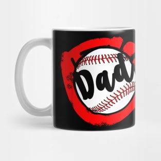 Baseball Dad Shirt for Baseball Softball Mom Mug